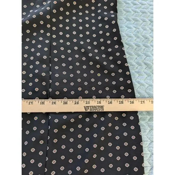 Ava & Viv Mermaid Hem Maxi Dress Size 2X Black Micro Floral Slip Sundress - Picture 9 of 12